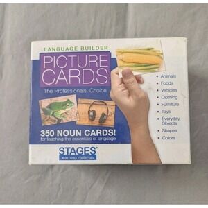 Language Builder Picture Cards 350 Noun Cards Stages Learning Speech Therapy ABA